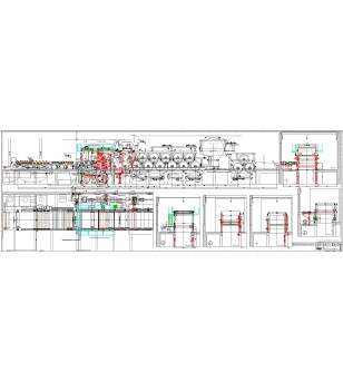 Paper machine for packaging paper