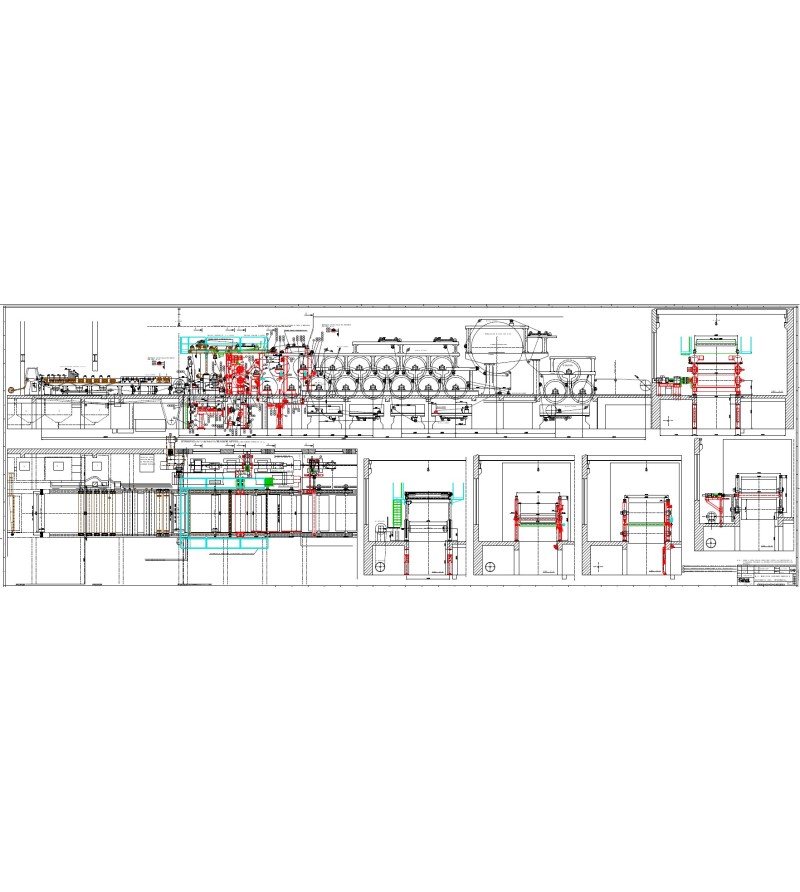 Paper machine for packaging paper